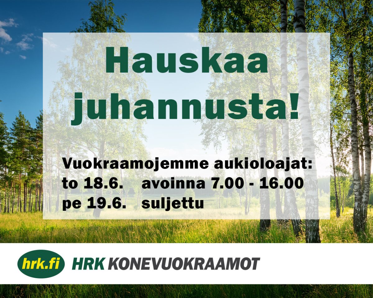 Hauskaa juhannusta!