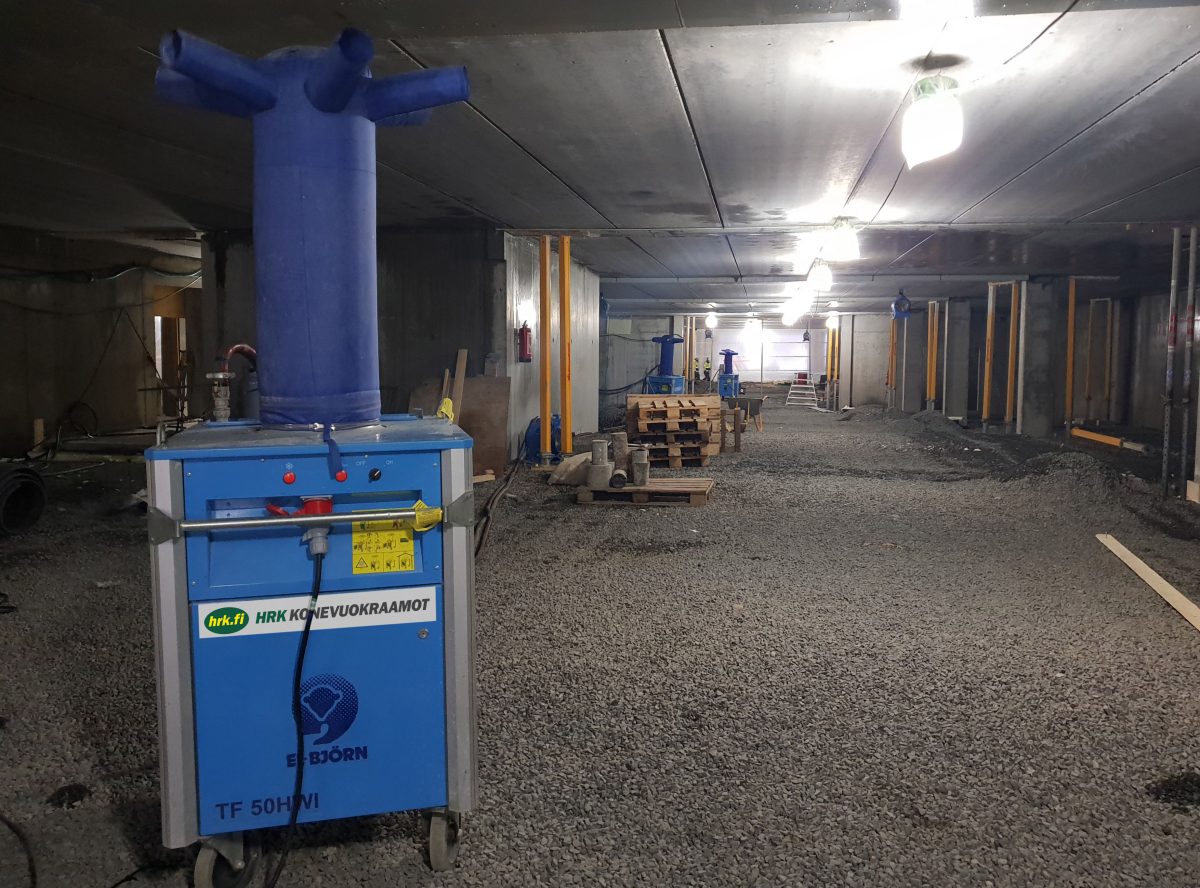 Varaudu syksyn ja talven rakennusprojekteihin – Tehokas lämmityskalusto varmistaa työn jatkuvuuden